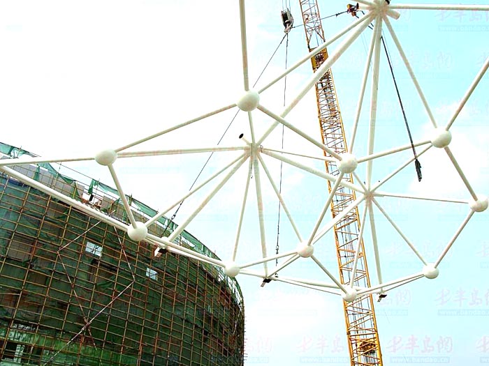 兰州体育馆网架安装
